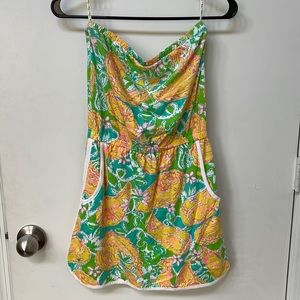 Lily Pulitzer strapless romper